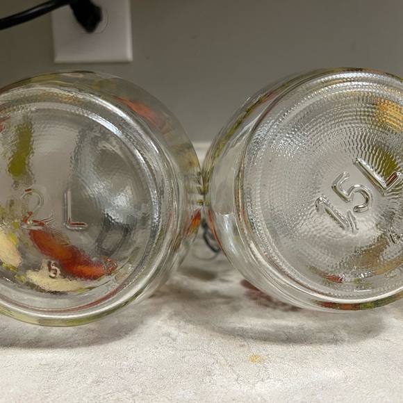 Vintage glass canister set. Brand new seals. - Picture 4 of 5